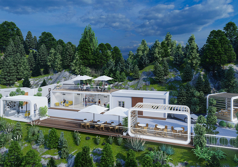 旅游度假村可移动苹果仓房